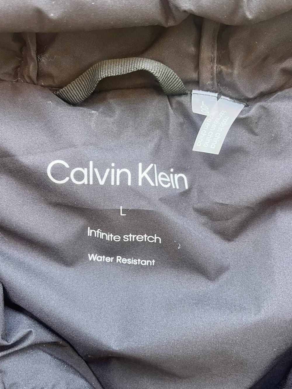 Calvin Klein Infinite Stretch Water Resistant Hooded Puffer Vest Black Women’s L - Picture 3 of 8